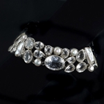 Ice Crystal Quartz & Biwa Pearls Gemstone Bracelet