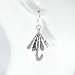 Silver Hook with Flared Dangles
