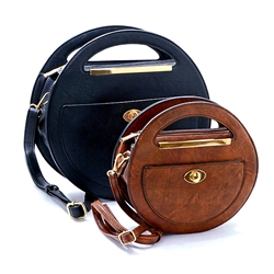 The Twins  2 in 1 Purse in Black and Brown