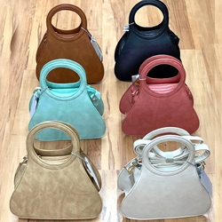 New! Circle Handle Handbag