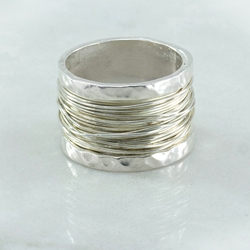 Silver Entwined Band