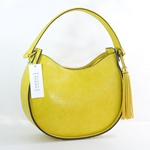 Vegan Leather Handbag in Sunny Yellow