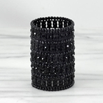 Custom New York Black Crystal Bracelet