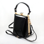 Black Patent Luxury Handbag