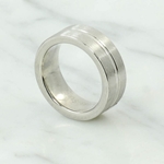 Stainless Steel Silver Ring