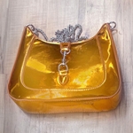 Metallic Crossbody Handbag in Golden Rose