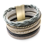 Boho Chic Layered Cuff Bracelet