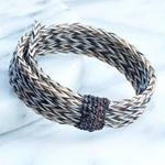 Natural Horse Hair Cuff Bracelet