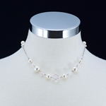 Classic Pearl & Swarovski Crystal Necklace